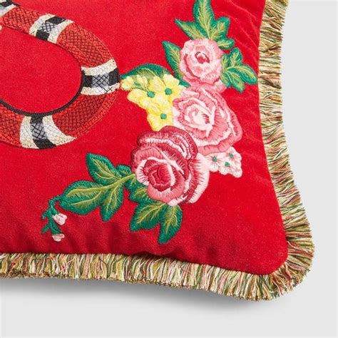 gucci decorative pillows|luxury velvet pillows.